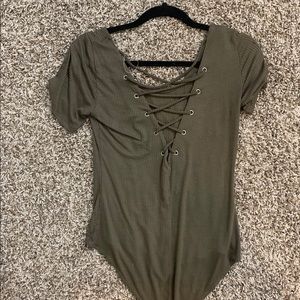 Green bodysuit